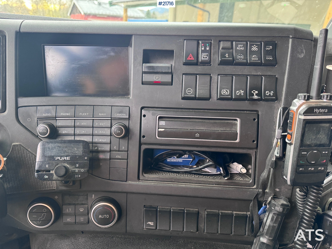 Camion ampliroll Volvo FMX 540 Krokbil - HIAB 24T Krok - Tridem