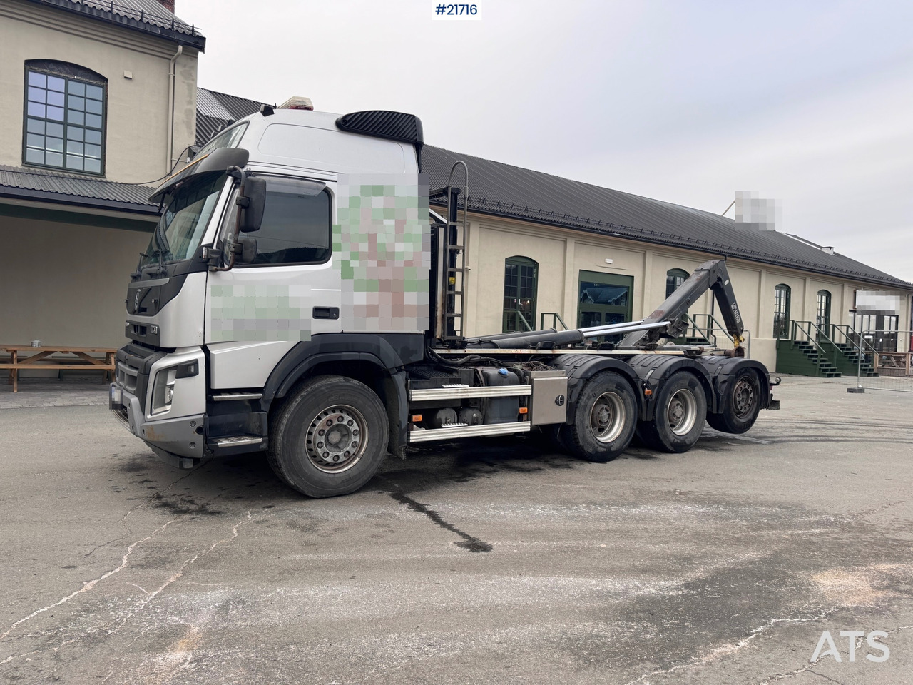 Camion ampliroll Volvo FMX 540 Krokbil - HIAB 24T Krok - Tridem