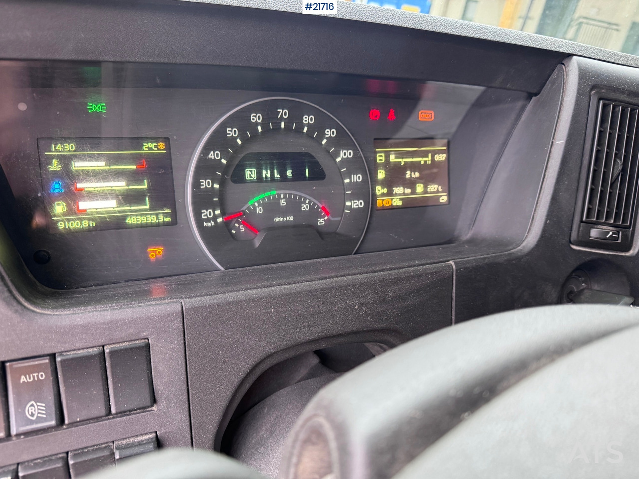 Camion ampliroll Volvo FMX 540 Krokbil - HIAB 24T Krok - Tridem