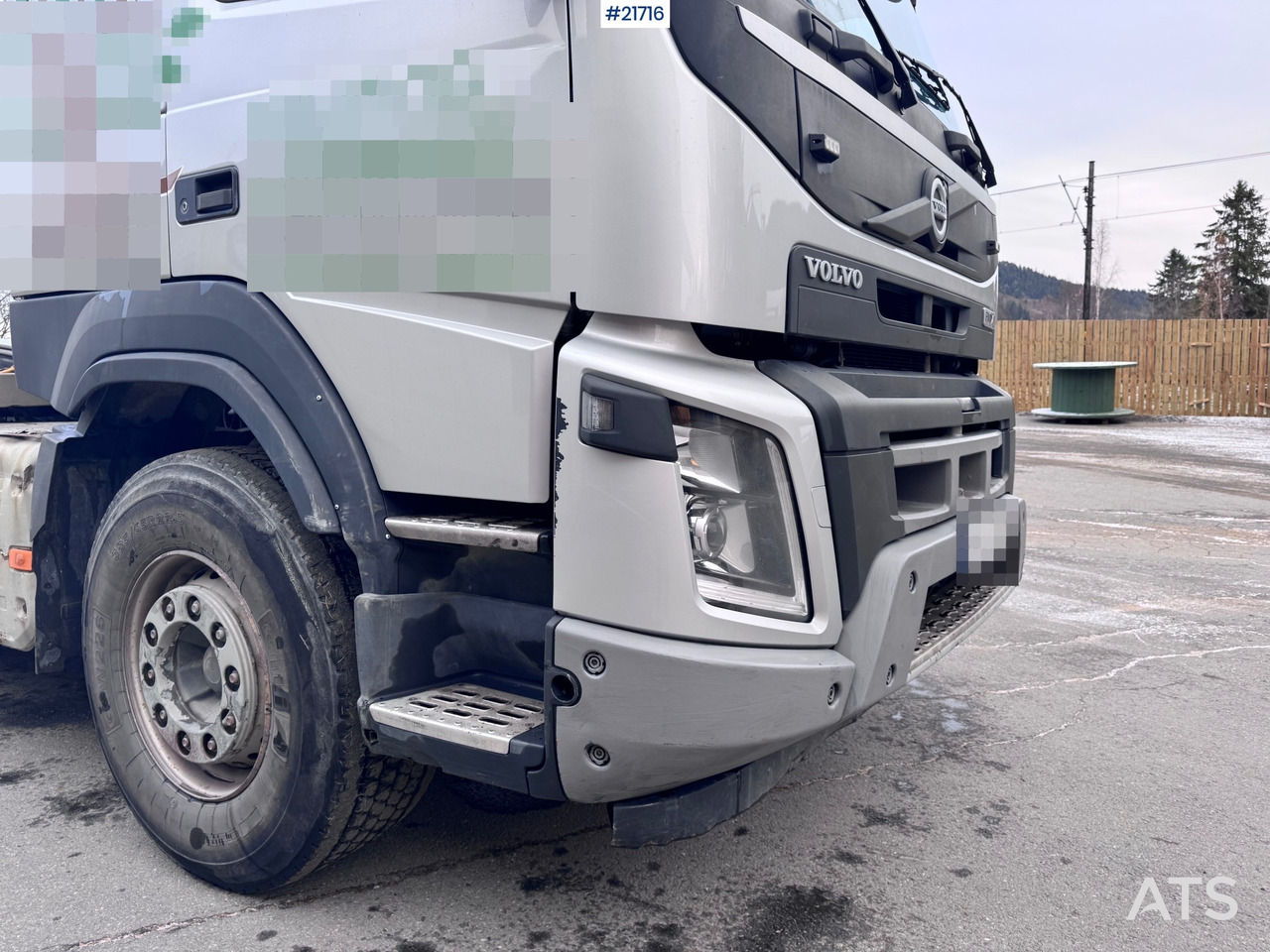 Camion ampliroll Volvo FMX 540 Krokbil - HIAB 24T Krok - Tridem