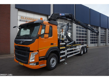 Camion ampliroll Volvo FM 410 HMF 23 ton/meter laadkraan