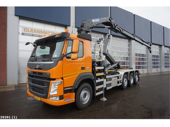 Camion ampliroll Volvo FM 420 8x2 HMF 26 ton/meter laadkraan