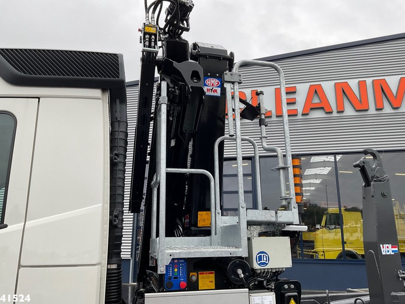 Camion ampliroll Volvo FM 430 HMF 23 ton/meter laadkraan + Welvaarts Weighing system