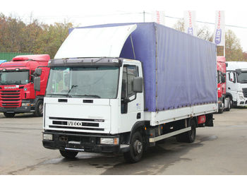 Camion bâche Iveco Iveco EUROCARGO ML 75 E, HYDRAULIC LIFT