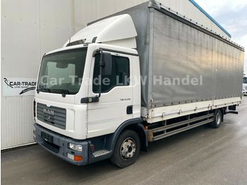 Camion bâche MAN TGL 12.210 LBW / AHK / Analog / Manual