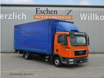 Camion bâche MAN TGL 8.180 BL, 4x2, LBW, Klima