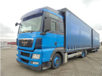Camion bâche MAN TGX 24-400 6X2