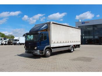 Camion bâche Mercedes-Benz ATEGO 1224, HYDRAULIC LIFT, SIDEWALLS
