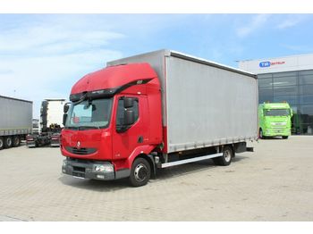 Camion bâche Renault MIDLUM 180 DXi, SLEEPING CABIN