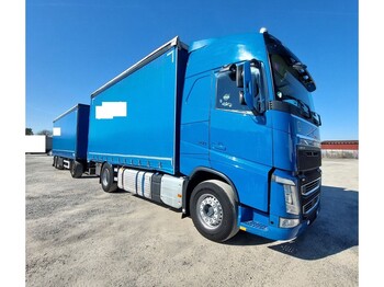 Camion bâche Volvo FH 500 Edscha Gardine Stapleraufnahme AHK