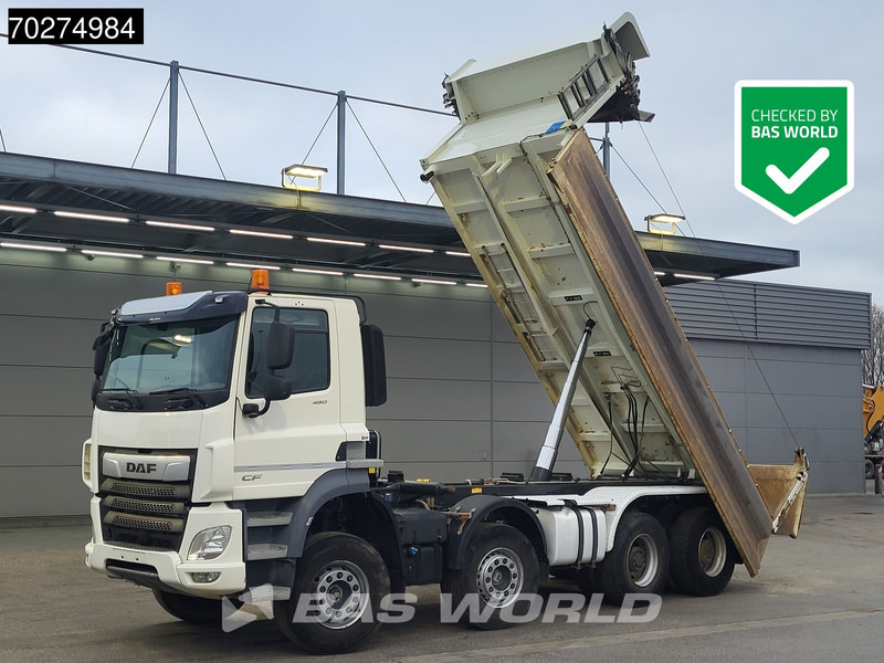 Camion benne DAF CF 480 8X4 14m3 2-way KH Kipper Big-Axle Steelsuspension Euro 6