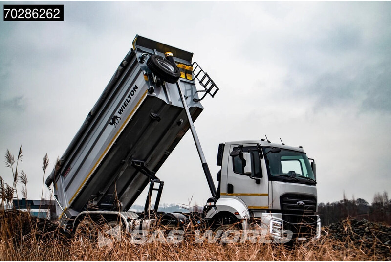 Camion benne Ford F-Line 4145 8X4 NEW! 18m3 Wielton Tipper Steelsuspension Automatic Navi Euro 6