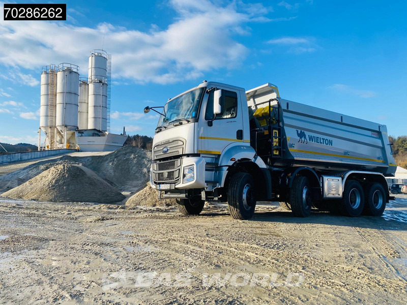 Camion benne Ford F-Line 4145 8X4 NEW! 18m3 Wielton Tipper Steelsuspension Automatic Navi Euro 6