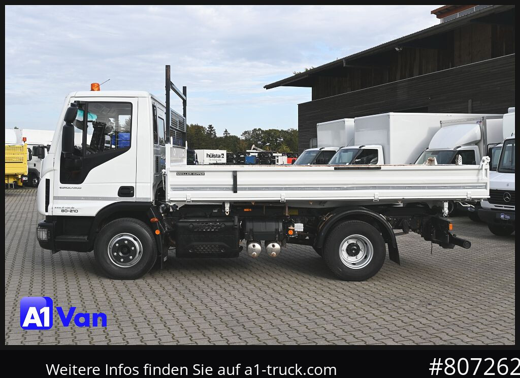 Camion benne IVECO Eurocargo 80E21 Kipper, Meiller, Klima, 2x AHK