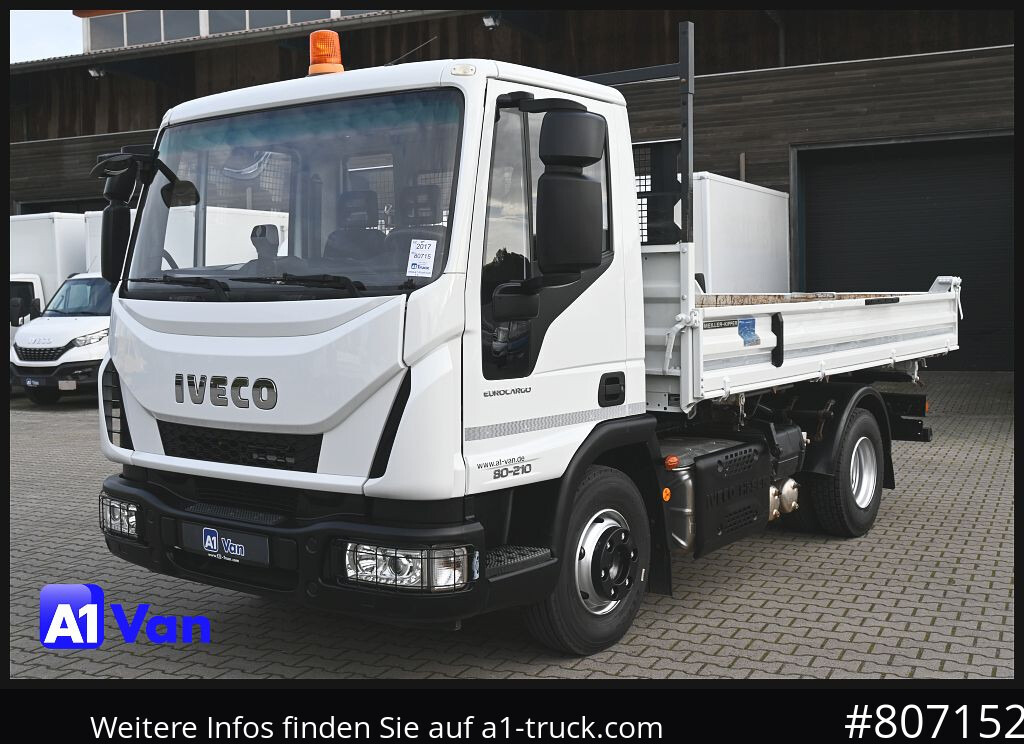 Camion benne IVECO Eurocargo 80E21 Kipper, Meiller, Klima, 2x AHK