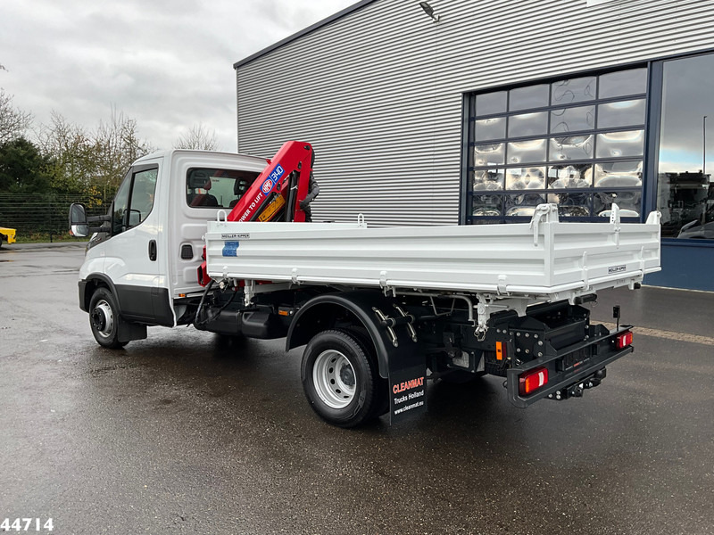 Camion benne Iveco Daily 72C18 HMF laadkraan 3,4 Tonmeter laadkraan + Meiller 3-zijdige kipper New & Unused!!