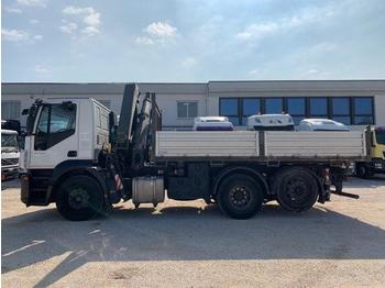 Camion benne Iveco Stralis Stralis 360/ 6x2/ kraan Palfinger