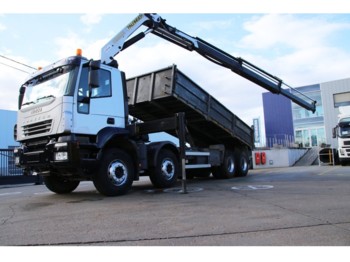 Camion benne Iveco TRAKKER 410E - Palfinger 20ton/m(3xhydr.)