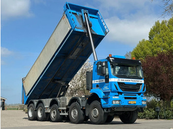 Camion benne Iveco Trakker 450 10X8 AJK KIPPER/MULTIKAP!!