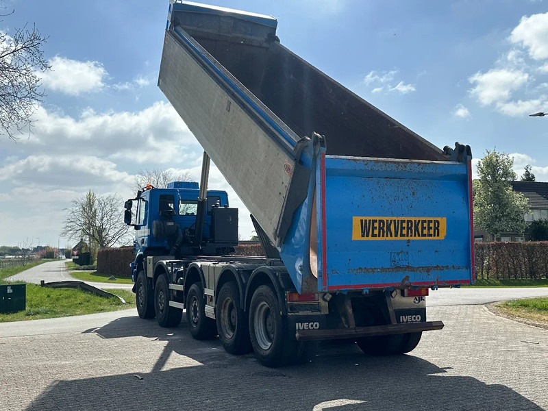 Camion benne Iveco Trakker 450 10X8 AJK KIPPER/MULTIKAP!!