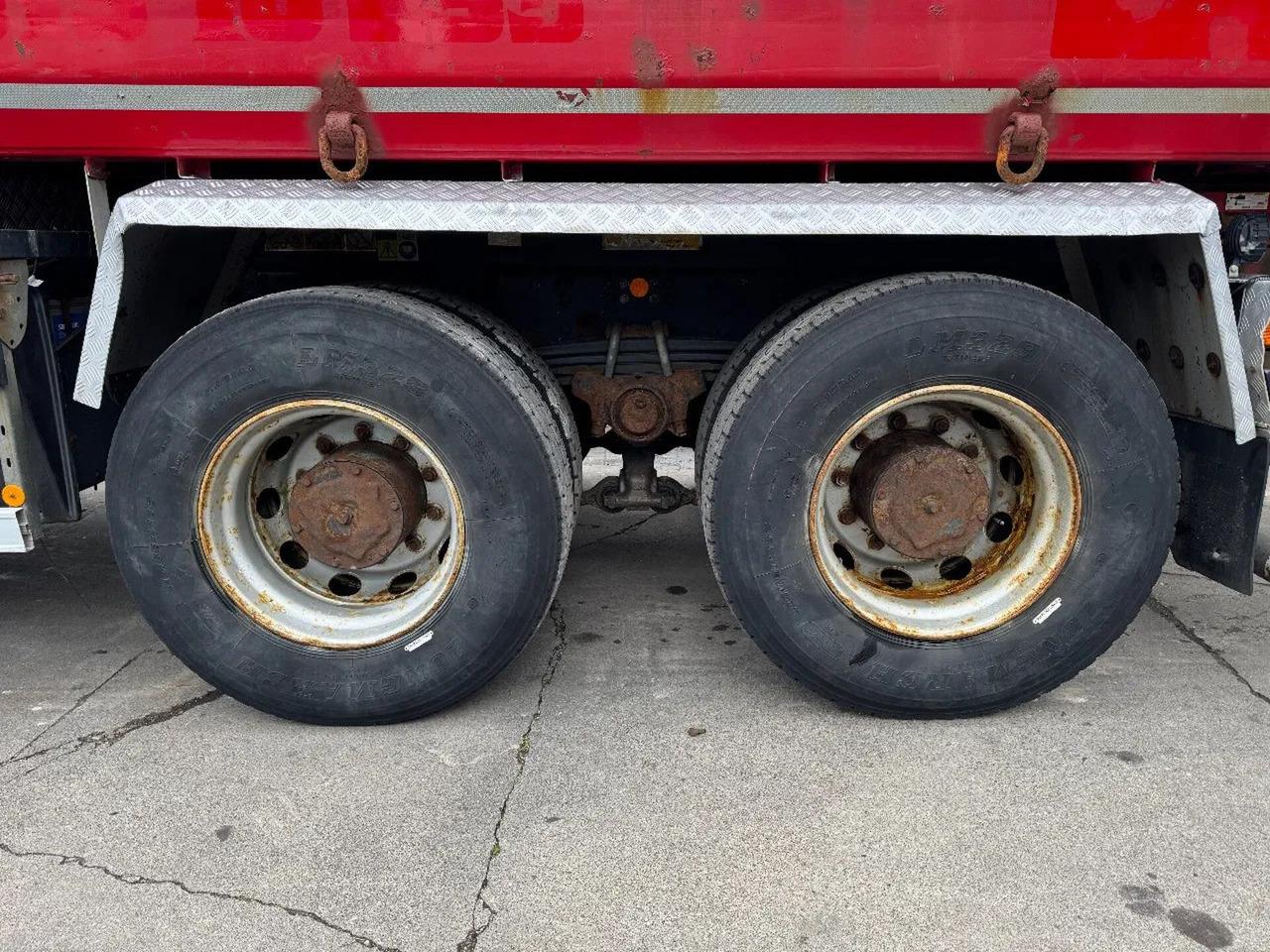 Camion benne Iveco Trakker 500 6X4 EURO 6 KIPPER + PALFINGER PK1800