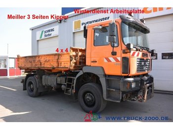 Camion benne MAN 19.314 4x4 Meiller 3-S Winterdienst DeutscherLKW