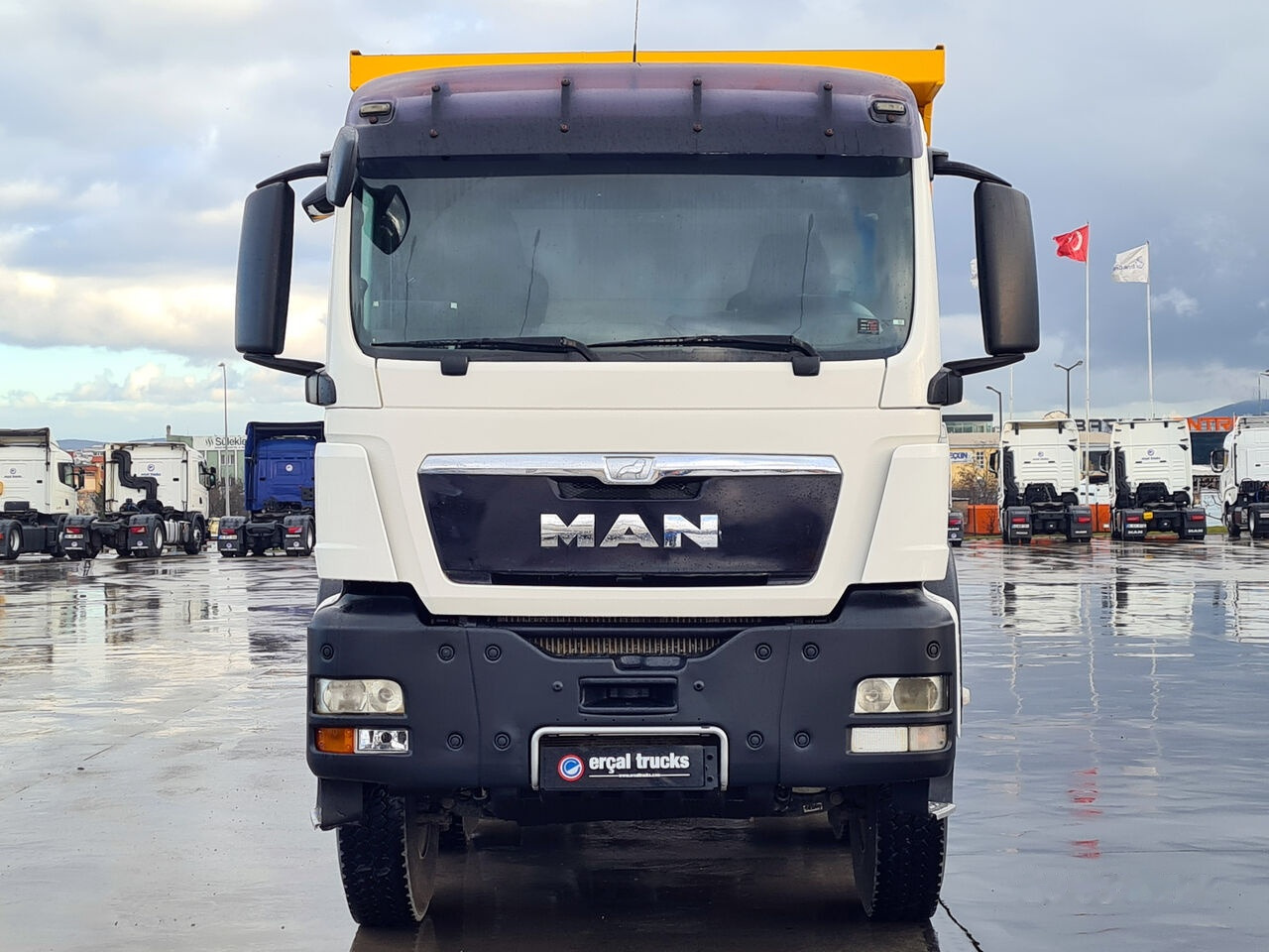 Camion benne MAN 2015 TGS 41400/MANUAL AC-EURO5-8X4 HARDOX TIPPER