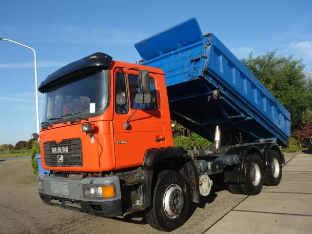 Camion benne MAN 27.402 MEILLER 6X4 KIPPER