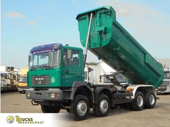 Camion benne MAN 35.414 + Kipper + Manual + 8X8 + 2 in stock! + New condition