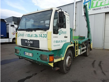 Camion benne MAN LE 18.220 - big axle - full steel - manual gearbox