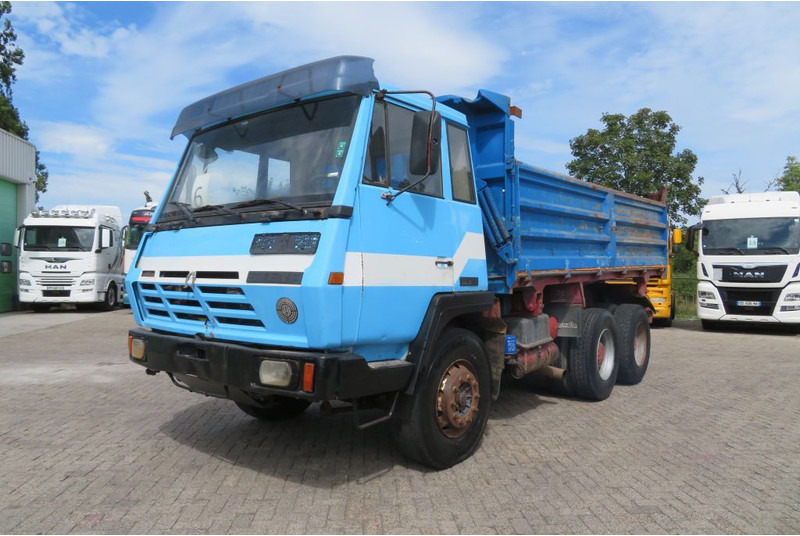 Camion benne MAN Stayer, diesel 10 tyres! 6x4, manual diesel pomp euro2! 6 CYL! PERFECT FOR AFRICA!