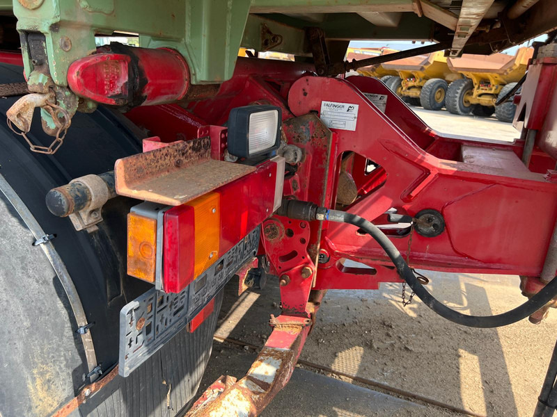 Camion benne MAN TGA 26.480 6x4 tipper + HMF crane