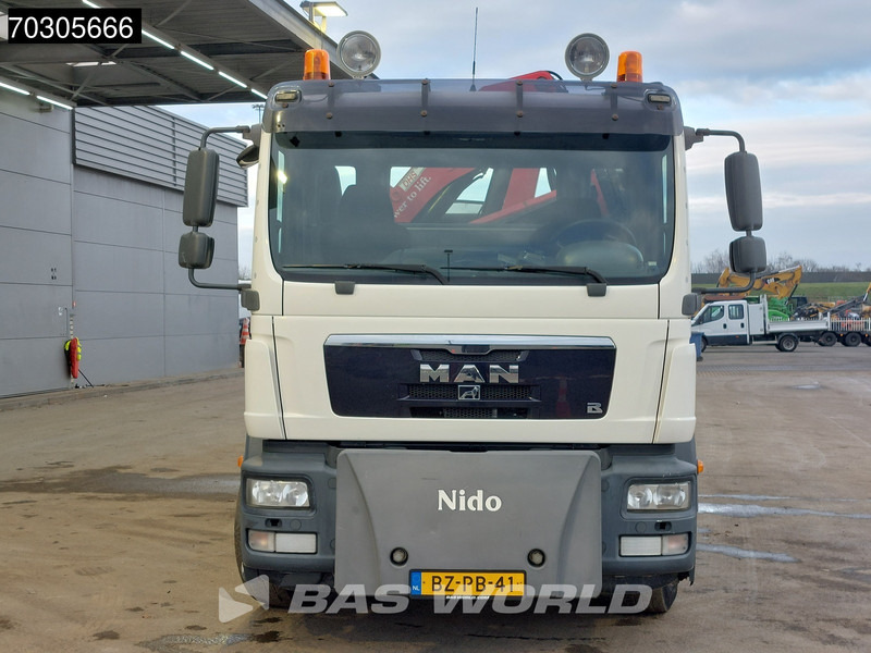 Camion benne MAN TGM 18.290 4X2 HMF1035-K2 Crane Kran 6m3 3-side tipper Automatic Euro 5