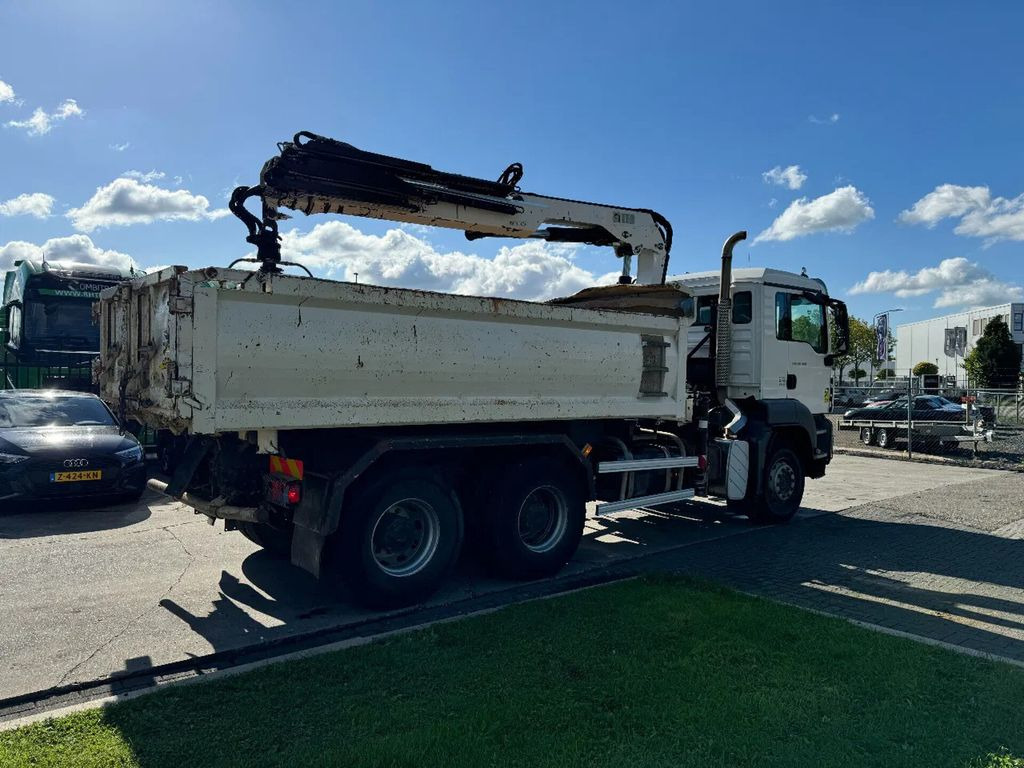 Camion benne MAN TGS 26.400 6X4 HIAB 166D + REMOTE CONTROL + 2 WA