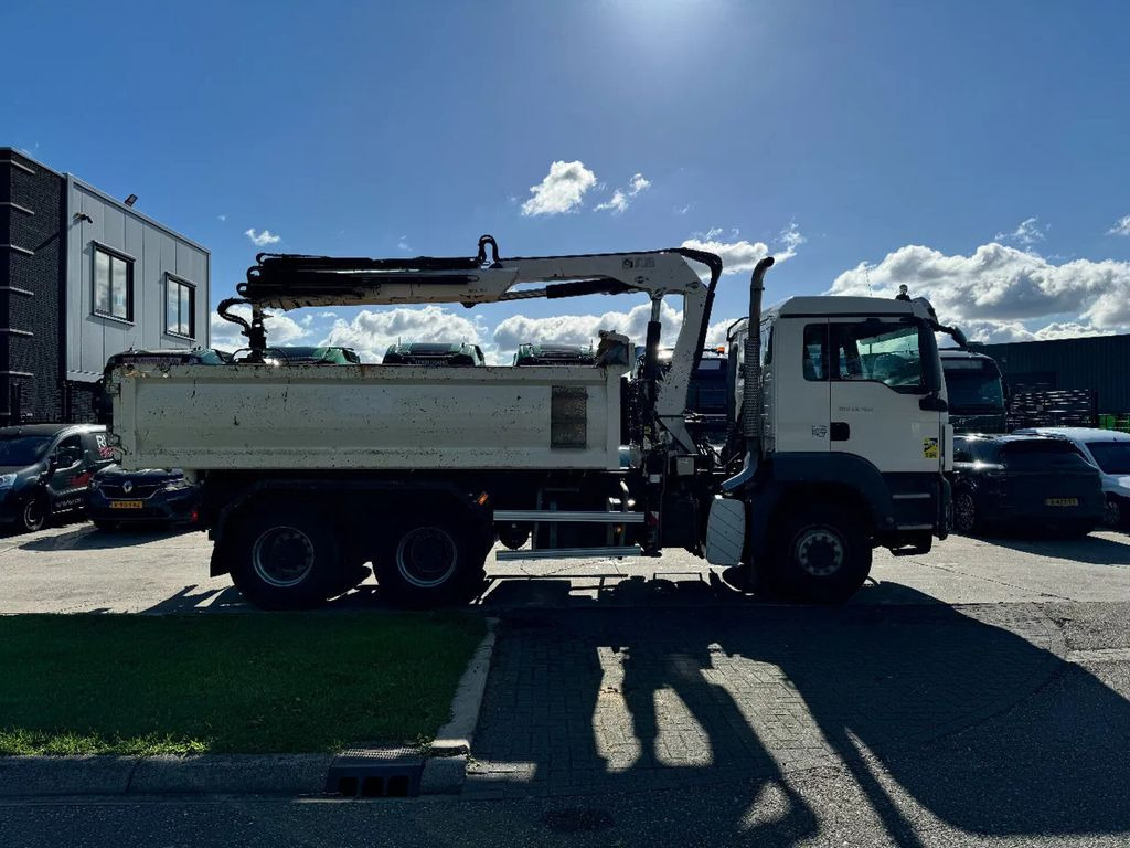 Camion benne MAN TGS 26.400 6X4 HIAB 166D + REMOTE CONTROL + 2 WA