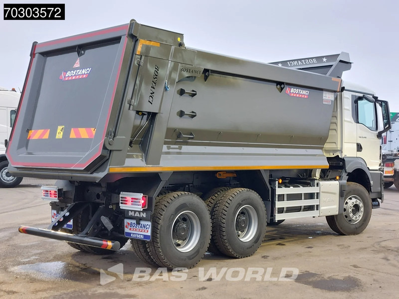 Camion benne MAN TGS 33.480 6X4 NEW! 20m3 Tipper Steelsuspension Big-Axle Automatic Euro 6