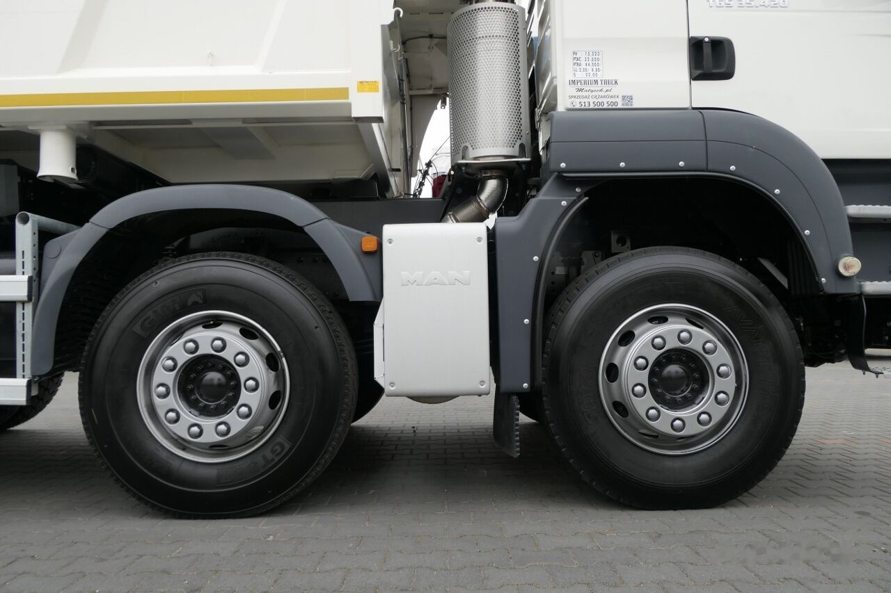 Camion benne MAN TGS 35.420 / 8x4 / WYWROTKA / HYDROBURTA / MEILLER KIPPER / EURO