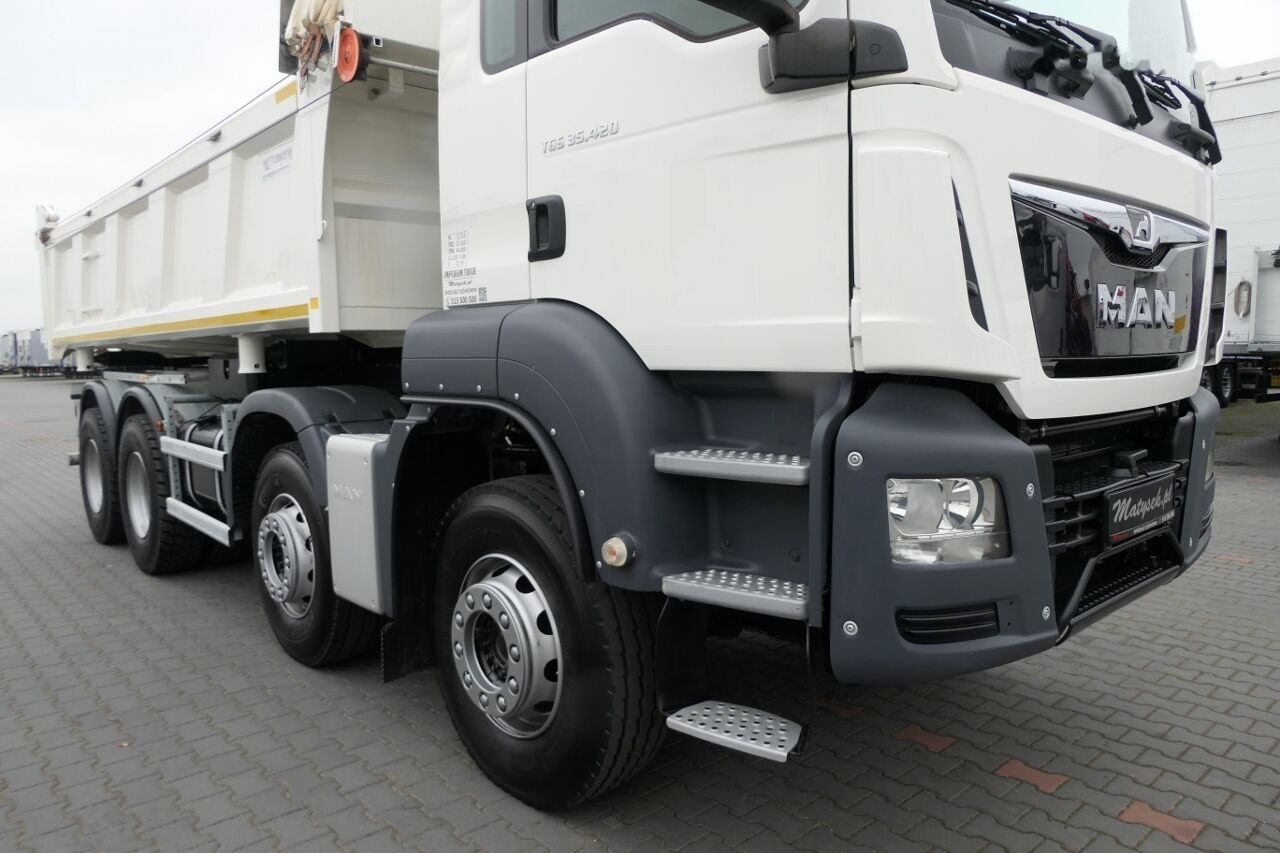 Camion benne MAN TGS 35.420 / 8x4 / WYWROTKA / HYDROBURTA / MEILLER KIPPER / EURO