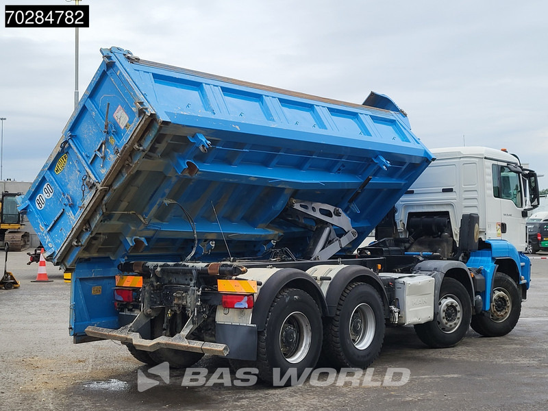 Camion benne MAN TGS 35.440 8X4 14m3 Meiller 2-way tipper Automatic Big-Axle Steelsuspension Euro 6