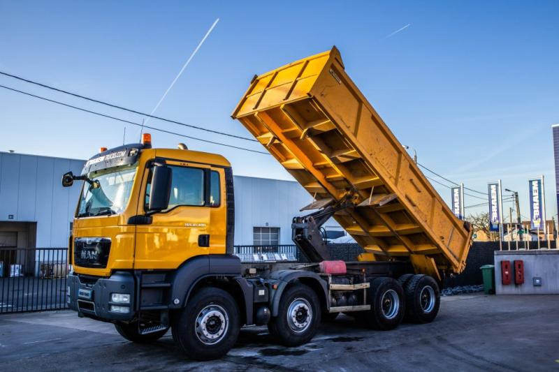 Camion benne MAN TGS 41.400 BB+E5 - 8X4