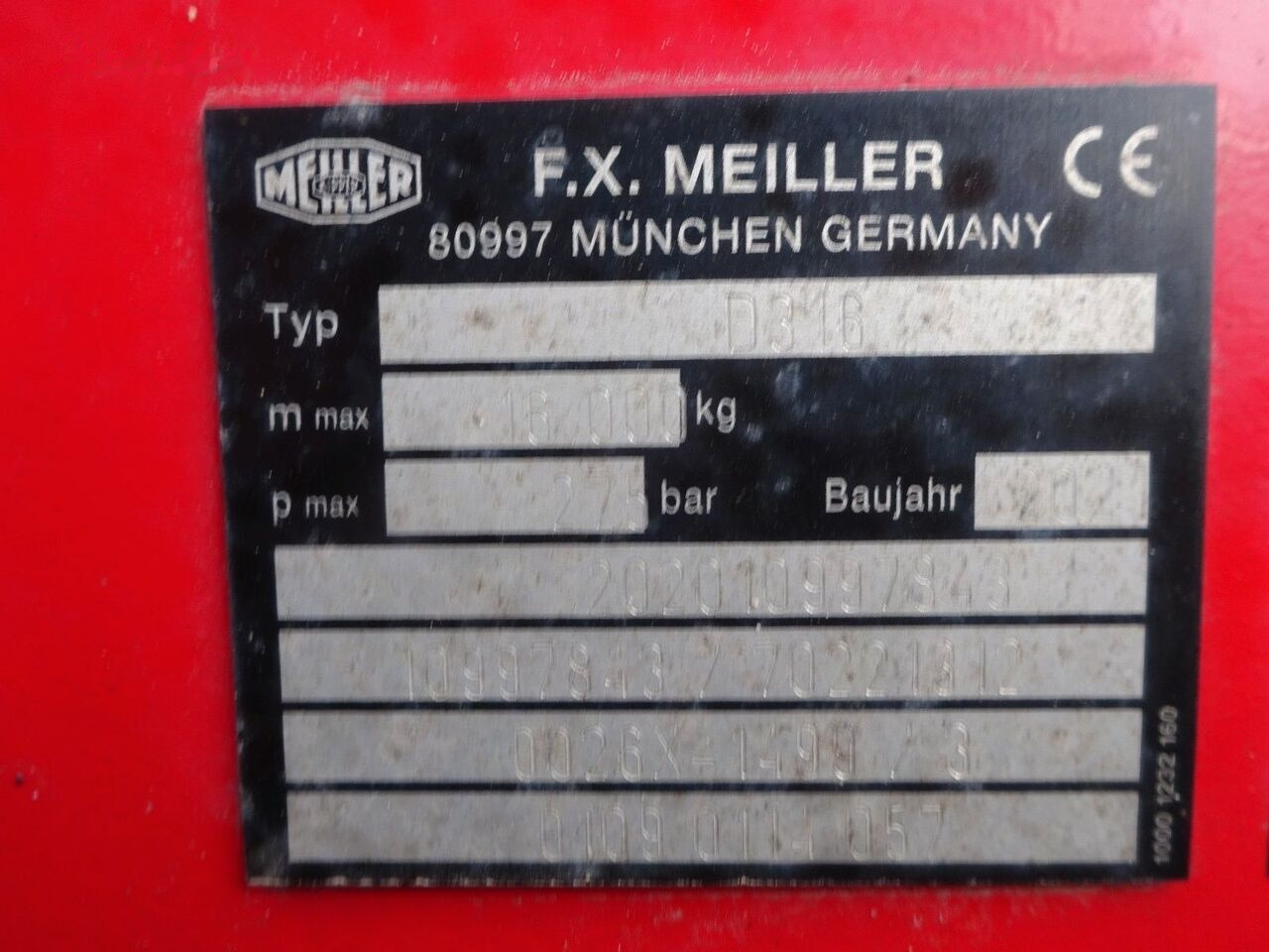 Camion benne MAN TGX 26.510 3 way Meiller tipper 6x4