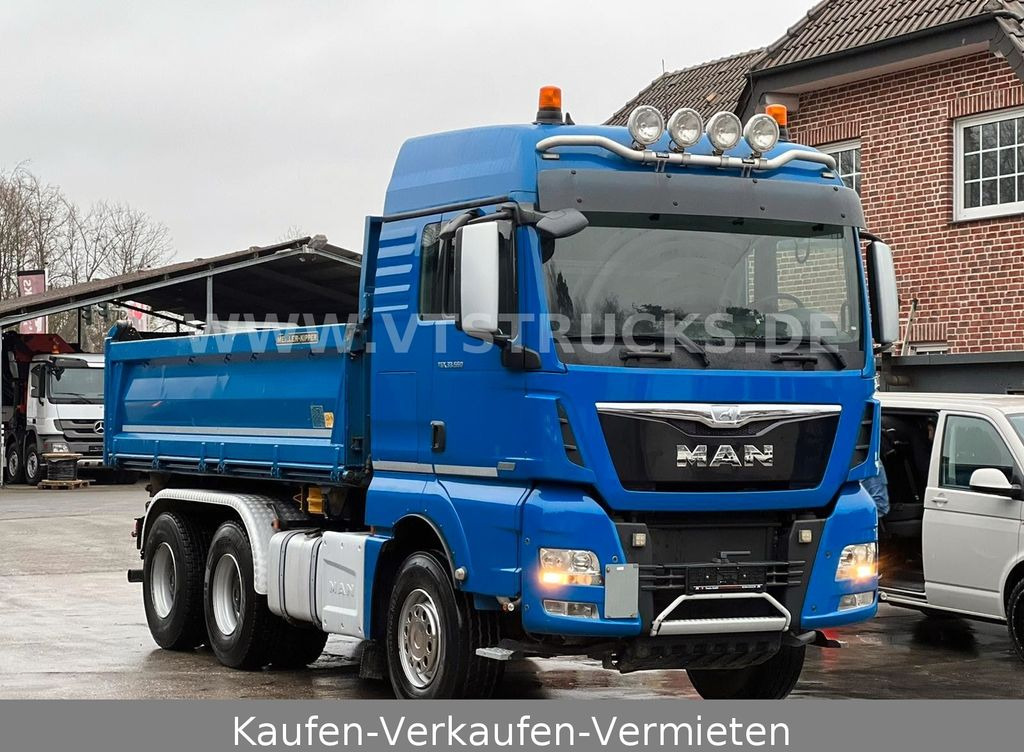 Camion benne MAN TGX 33.560 D38 6x4 Blatt/Luft Meiler