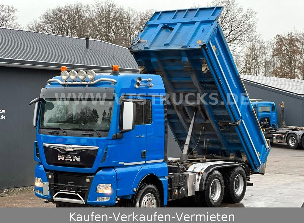 Camion benne MAN TGX 33.560 D38 6x4 Blatt/Luft Meiler