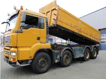 Camion benne MAN TGX 35.480 8x4, Manual, Full Steel