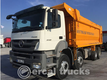 Camion benne MERCEDES-BENZ 2012 AXOR 4140 AC 8X4 EURO 5 HARDOX TIPPER
