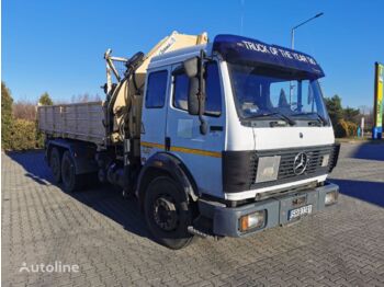 Camion benne MERCEDES-BENZ SK 2426 3x tipper 6x2, Full Steel, V8