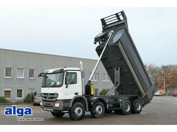 Camion benne Mercedes-Benz 4143 Actros 8x4, V6, 20m³.