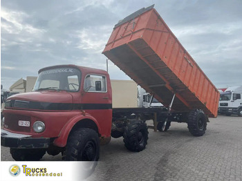 Camion benne Mercedes-Benz 813 + Manual + Kipper + 4x4
