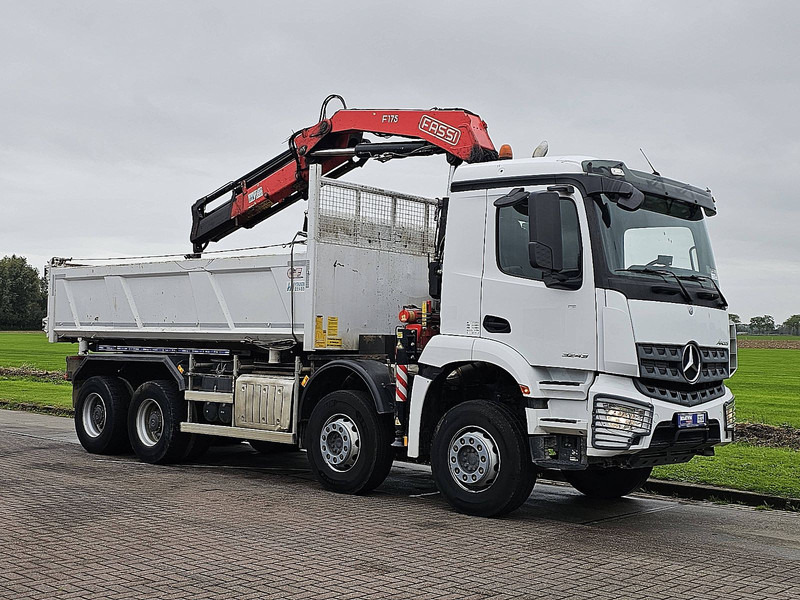 Camion benne Mercedes-Benz AROCS 3243 FASSI F175A023