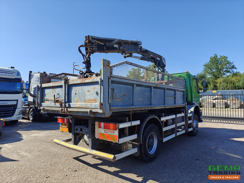 Camion benne Mercedes-Benz AXOR 1829 AK 4x4 Dagcab Euro5 - Kipper + Terex 105.2 - RadioGrafisch - NaafReductie